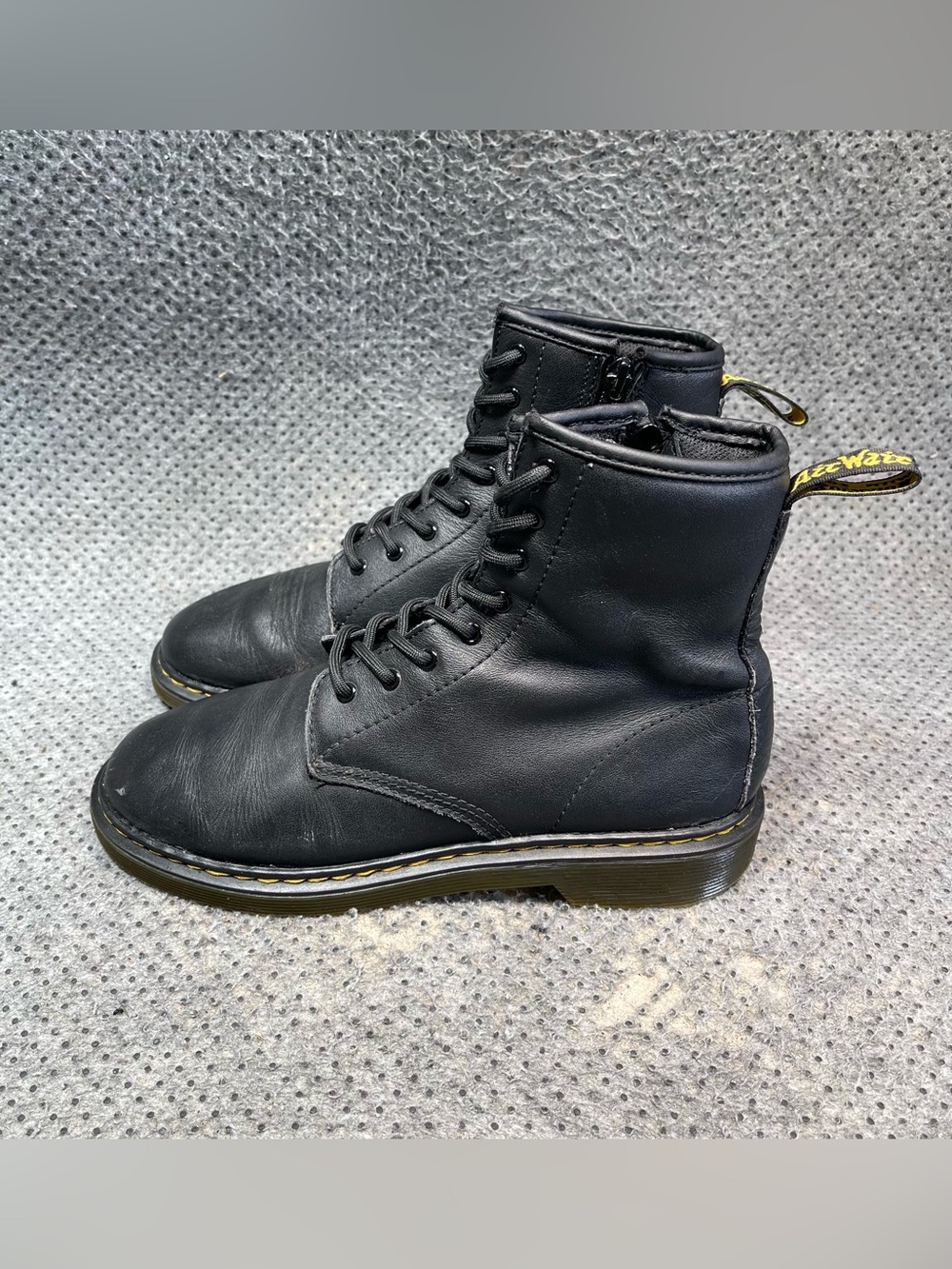 Dr. Martens 1460 Black Leather Combat Boots Size 6 Women’s
